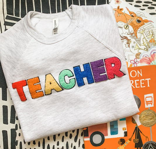 Teacher Chenille Letters